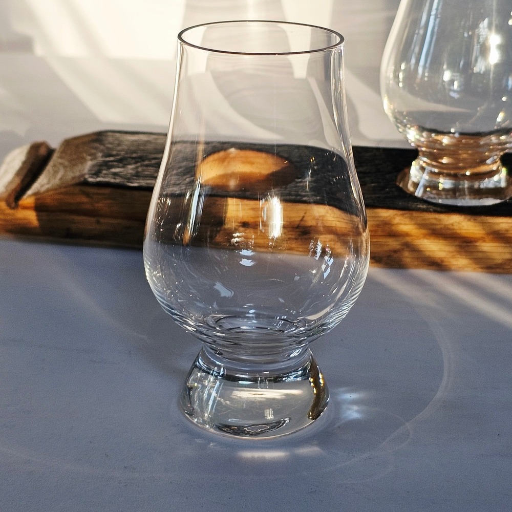 NEW Glencairn Whiskey Tasting Flight Set‎ 4 Glasses Reclaimed Barrel Stave Gift - Picture 7 of 16